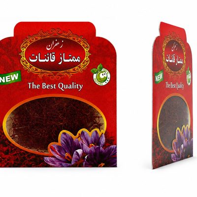 زعفران پوشال یک مثقال در بسته بندی پاکتی